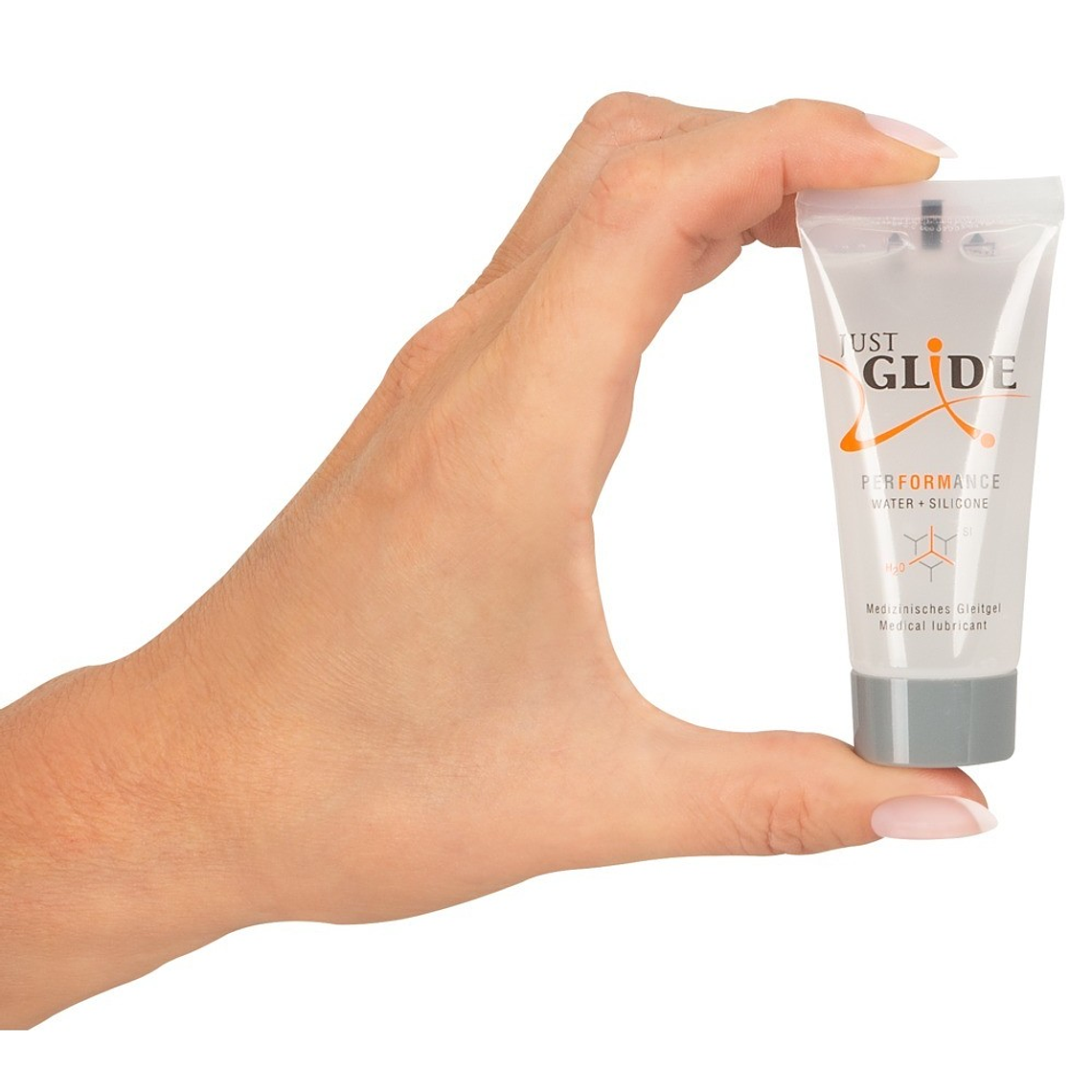 GEL LUBRIFICANTE HÍBRIDO PERFORMANCE 20 ML  JUST GLDE 3