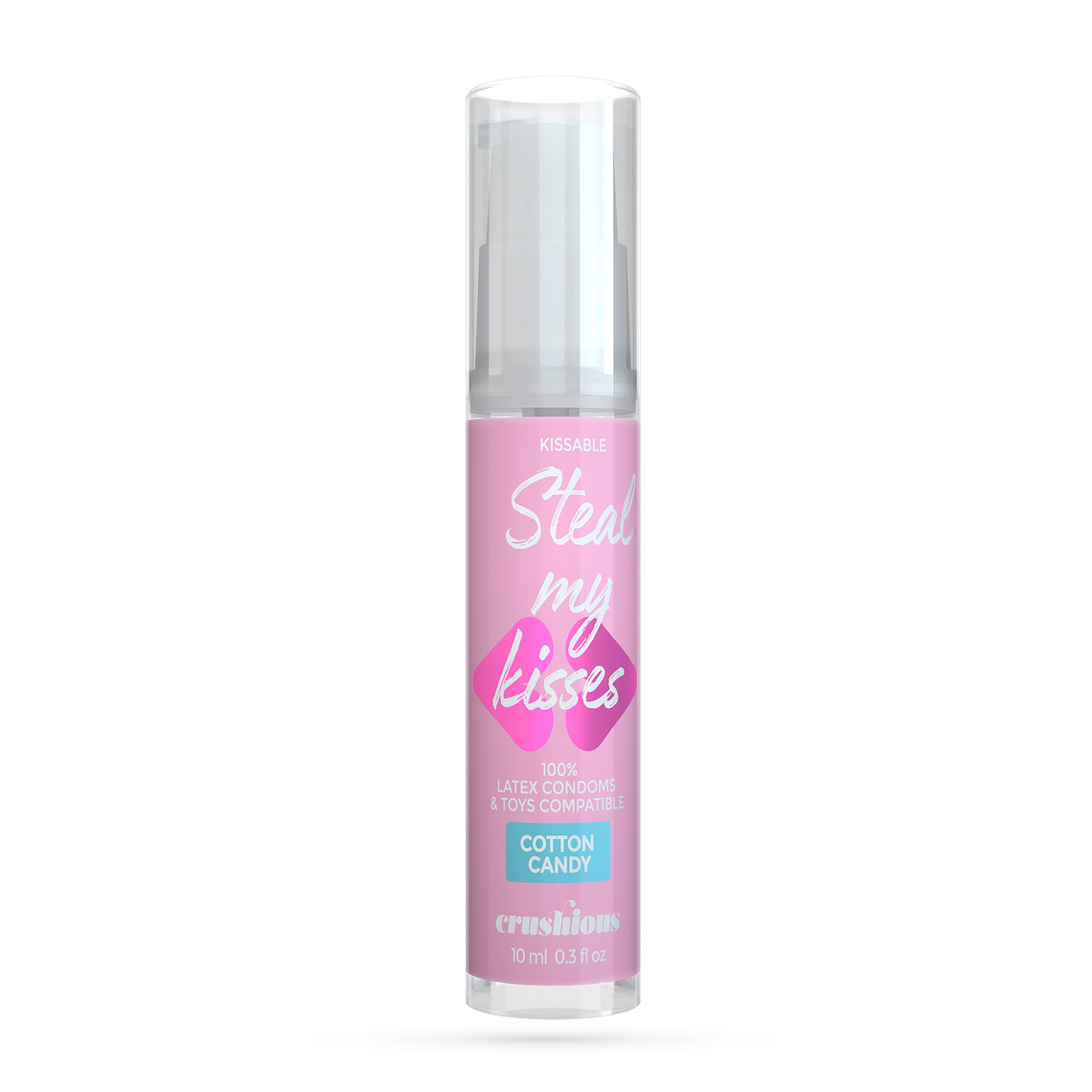 GEL LUBRIFICANTE STEAL MY KISSES COM SABOR A ALGODÃO DOCE CRUSHIOUS 10ML 2