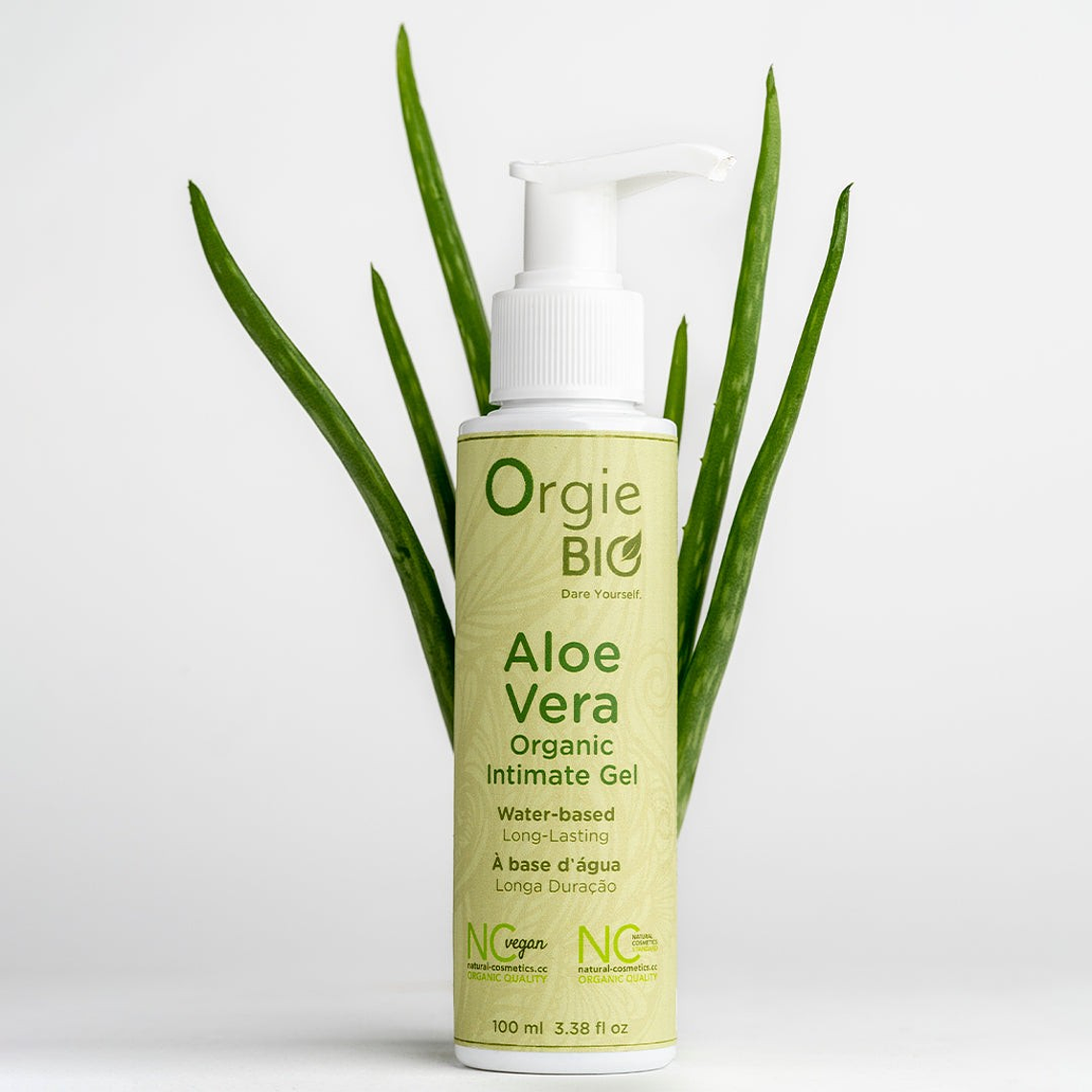 GEL LUBRIFICANTE À BASE DE ÁGUA BIO ALOE VERA 100ML ORGIE 1