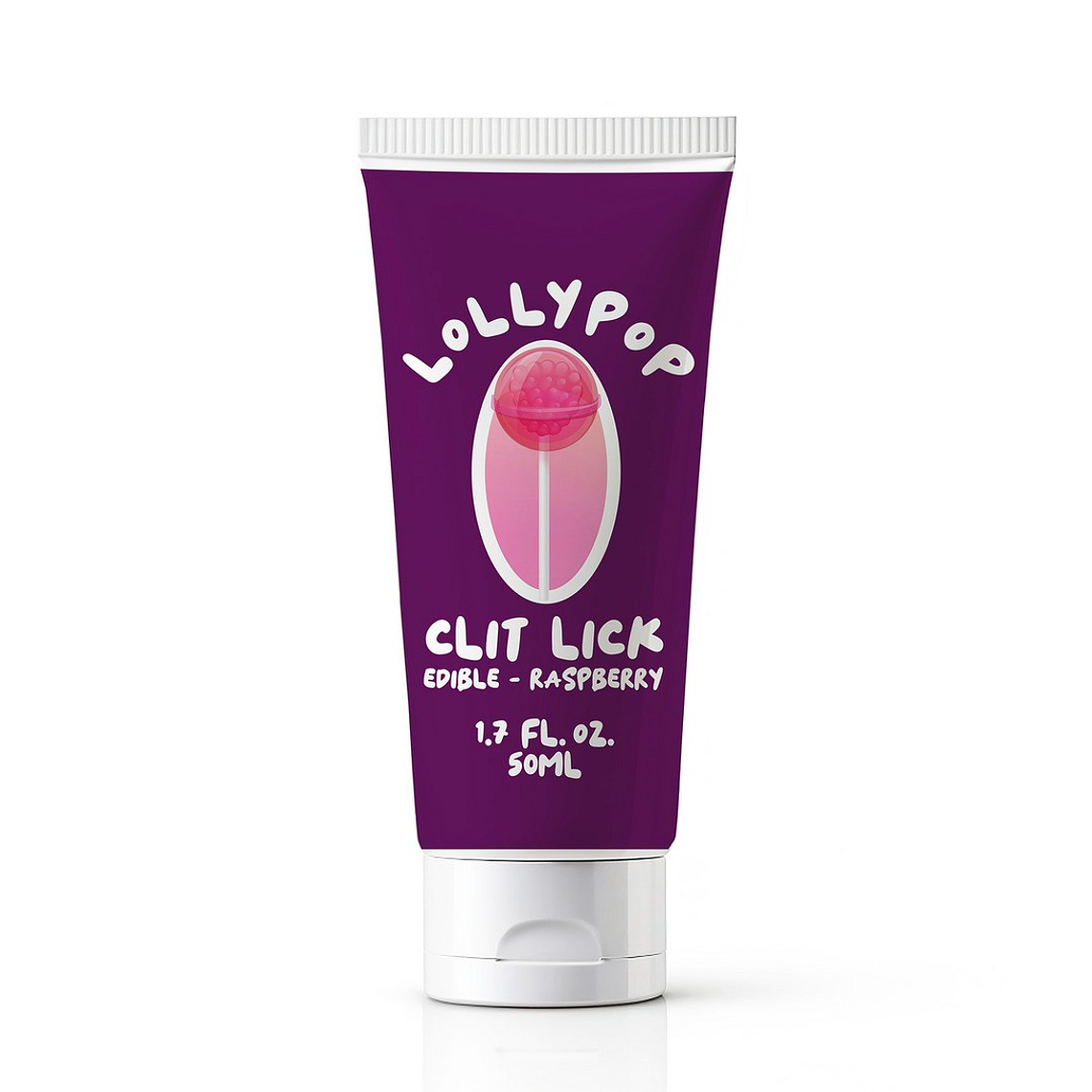 GEL PARA SEXO ORAL COM SABOR A FRAMBOESA LOLLYPOP CLIT LICK 1.7 FL OZ/ 50 ML PHARMQUESTS 1