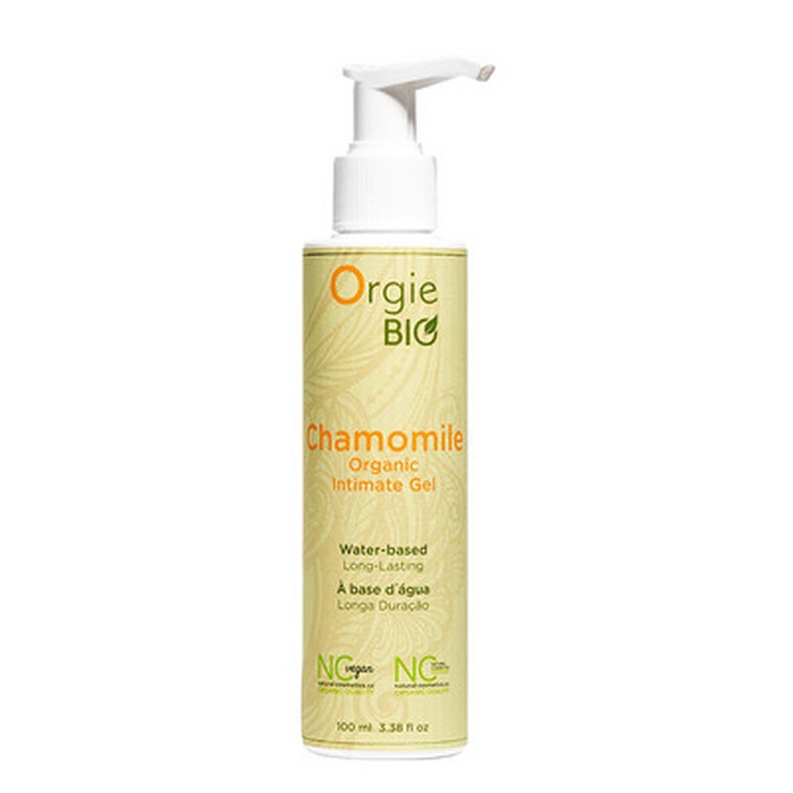 GEL LUBRIFICANTE À BASE DE ÁGUA BIO CHAMOMILE 100ML ORGIE 2