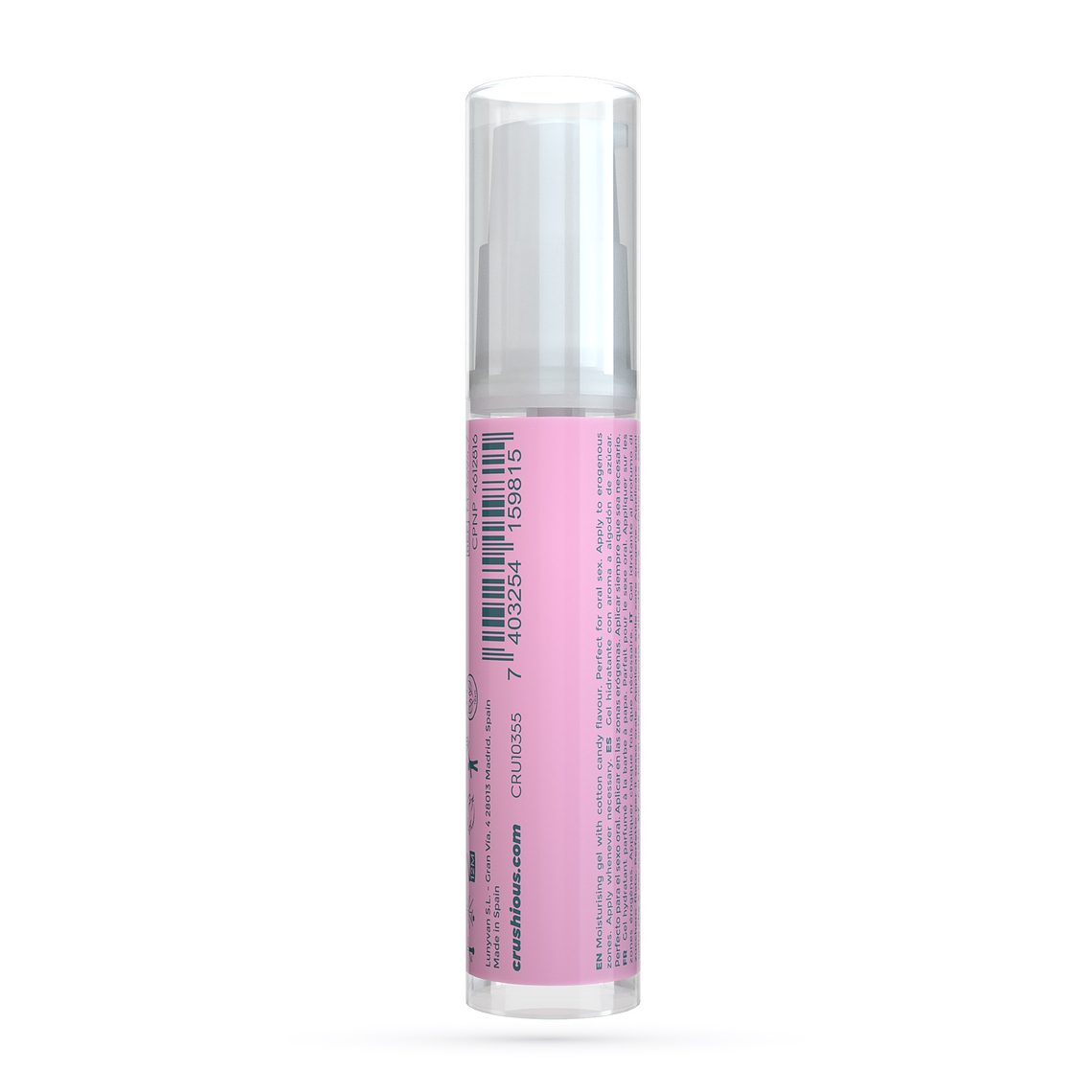 GEL LUBRIFICANTE STEAL MY KISSES COM SABOR A ALGODÃO DOCE CRUSHIOUS 10ML 3