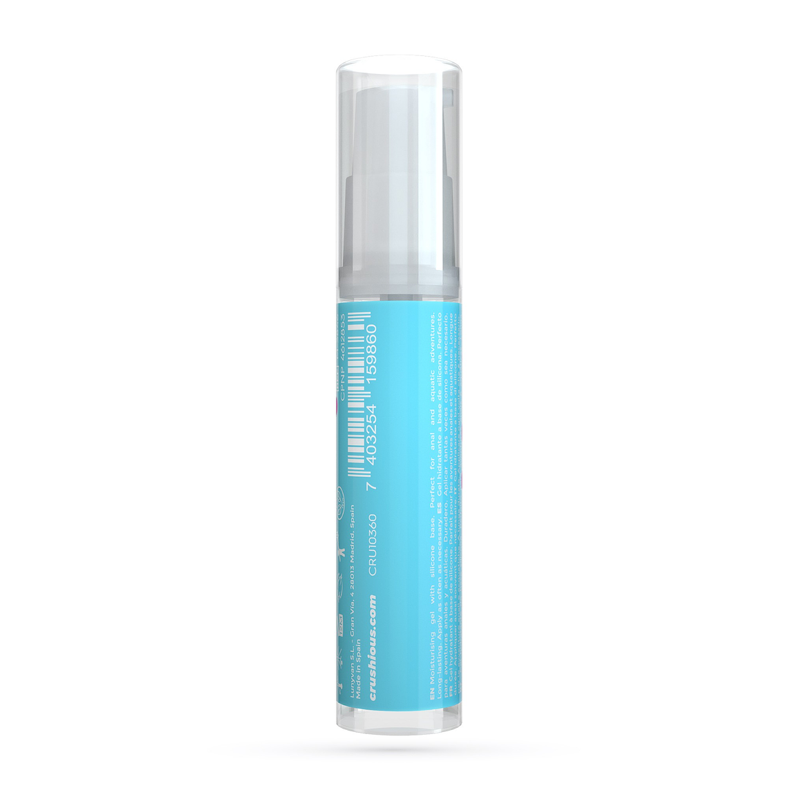 GEL LUBRIFICANTE SPLASH DE SILICONE CRUSHIOUS 10ML 3