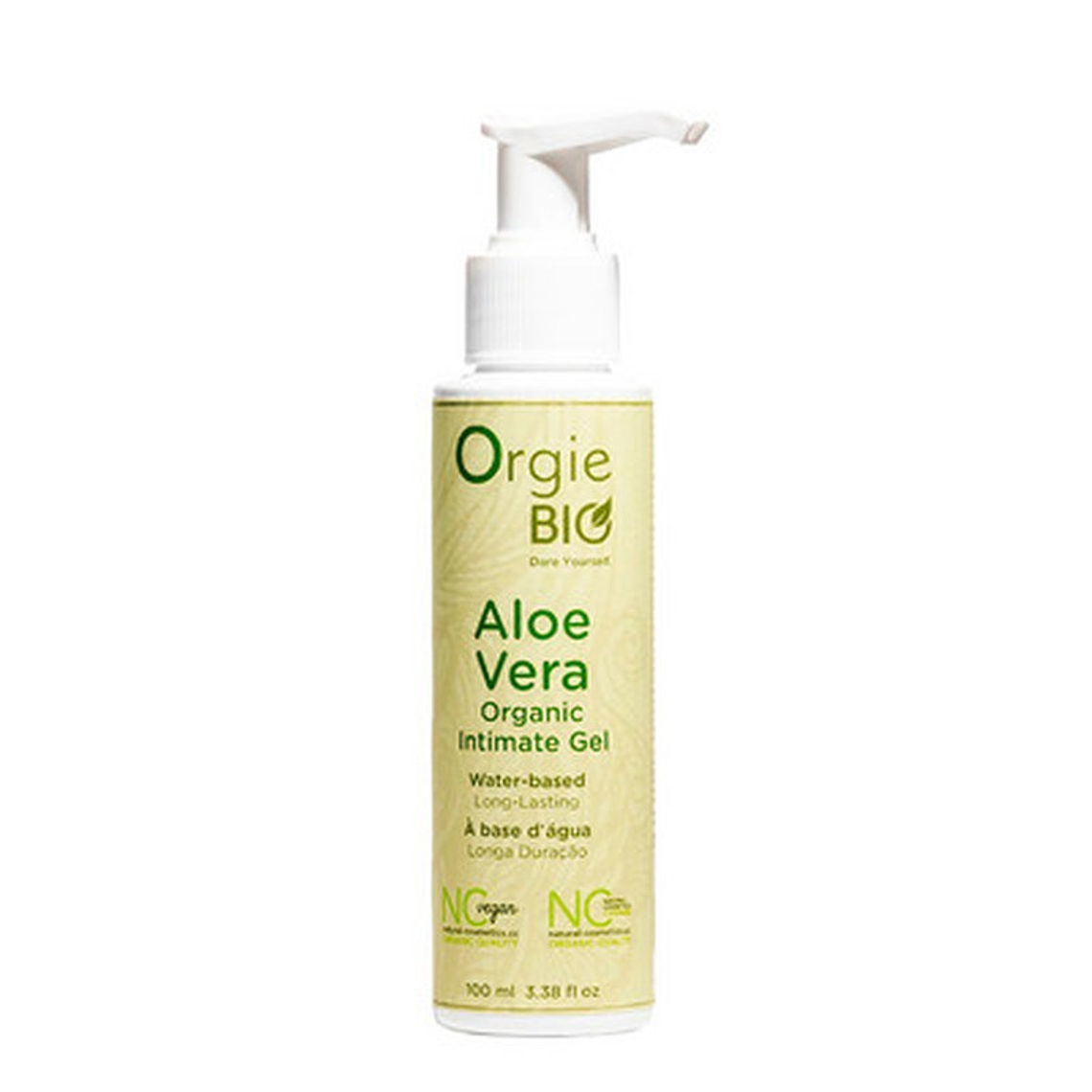 GEL LUBRIFICANTE À BASE DE ÁGUA BIO ALOE VERA 100ML ORGIE 2
