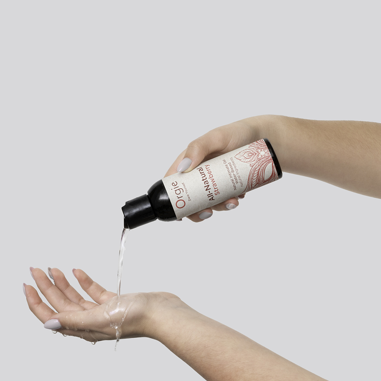 GEL ÍNTIMO ALL-NATURAL MORANGO 150ML ORGIE 2