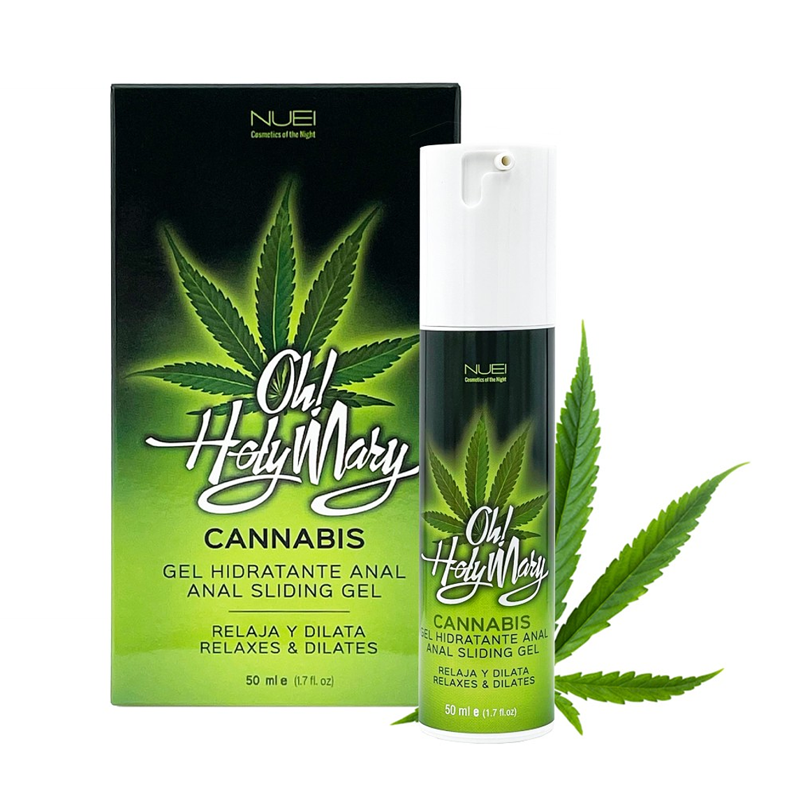 LUBRIFICANTE ANAL DE CANNABIS OH! HOLY MARY CANNABIS ANAL GEL NUEI 50ML 1