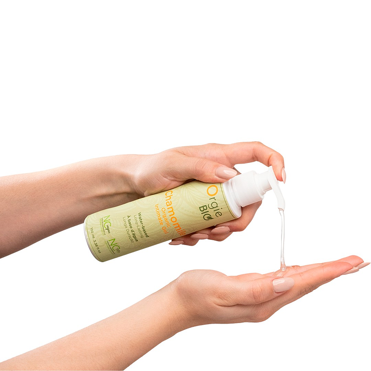 GEL LUBRIFICANTE À BASE DE ÁGUA BIO CHAMOMILE 100ML ORGIE 4