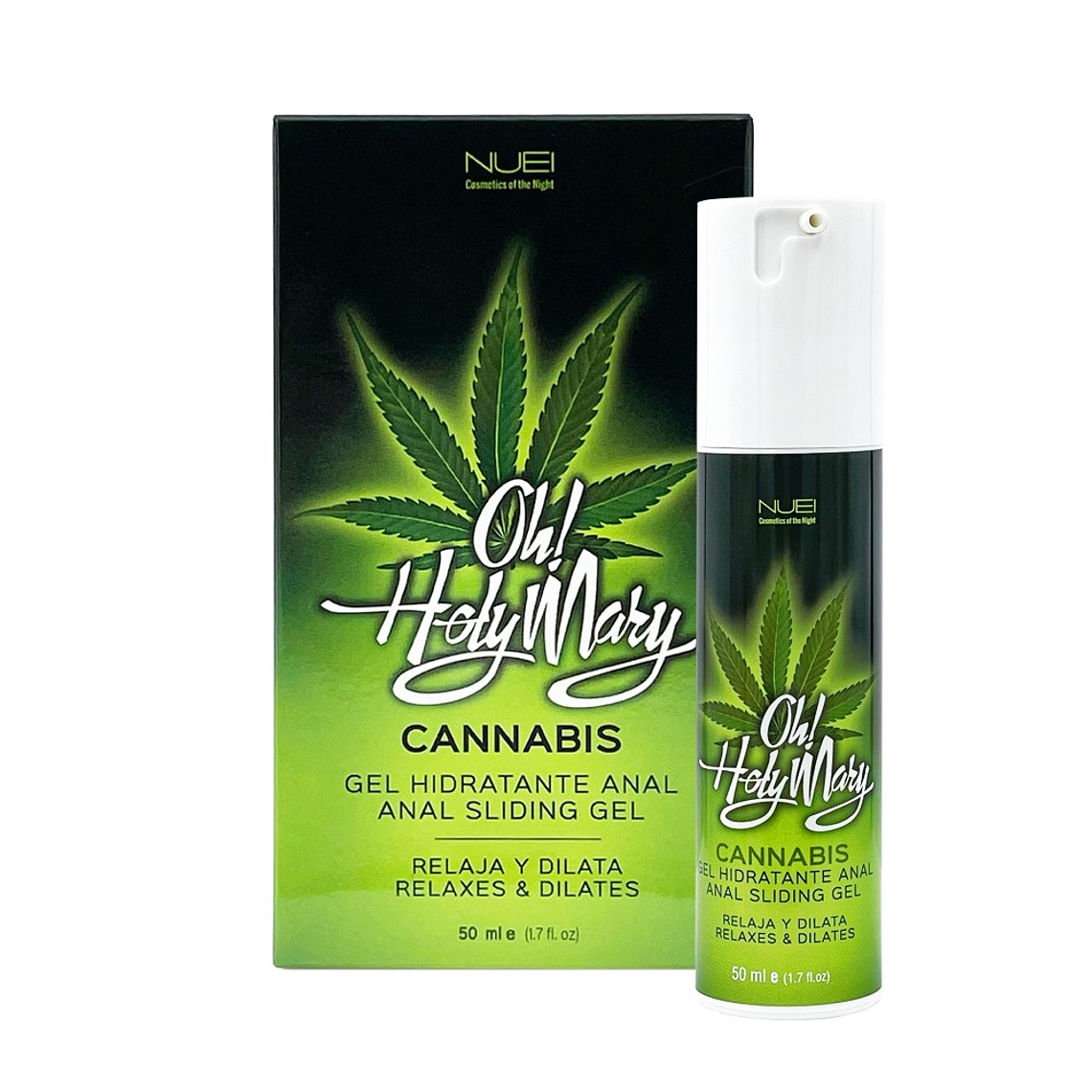LUBRIFICANTE ANAL DE CANNABIS OH! HOLY MARY CANNABIS ANAL GEL NUEI 50ML 2