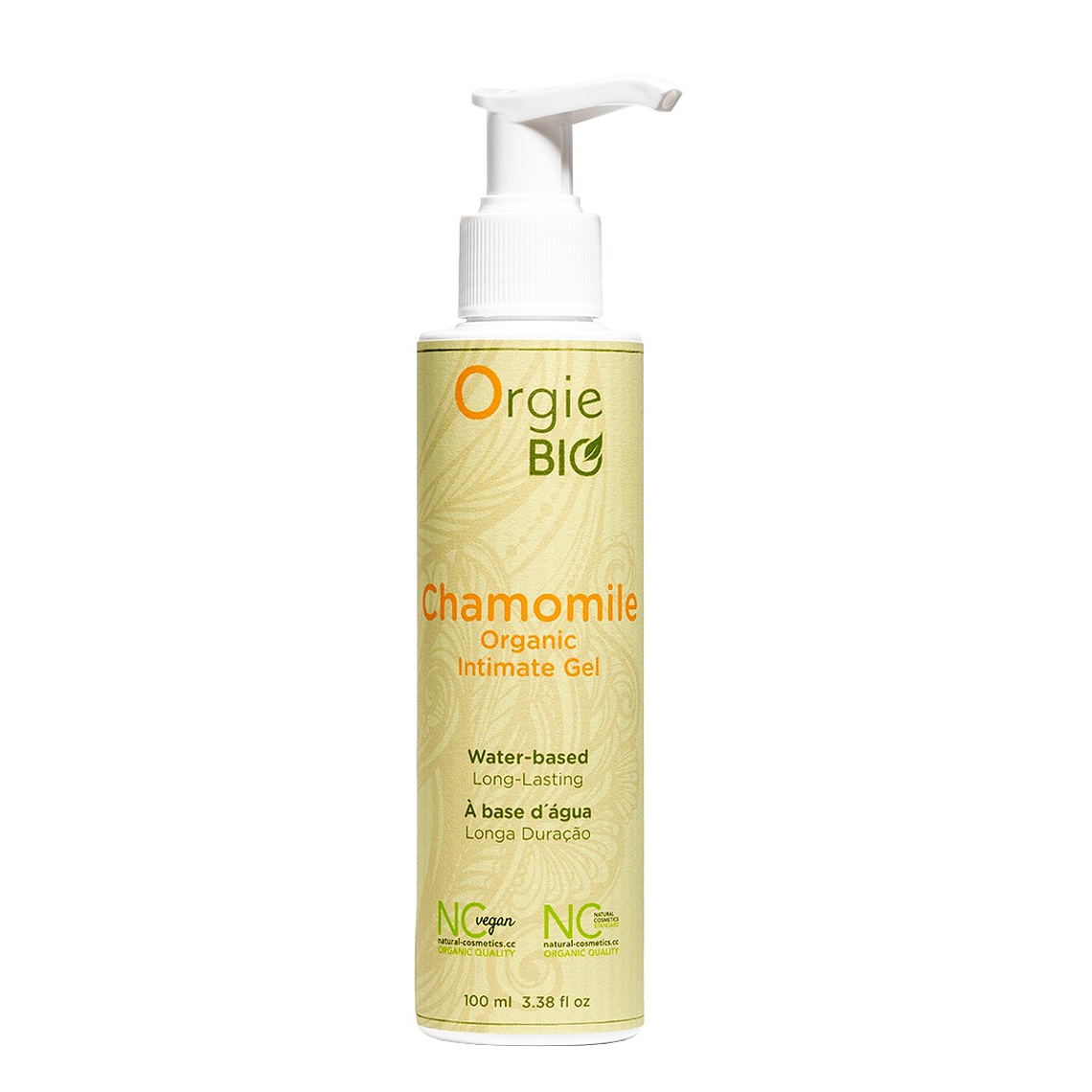 GEL LUBRIFICANTE À BASE DE ÁGUA BIO CHAMOMILE 100ML ORGIE 6