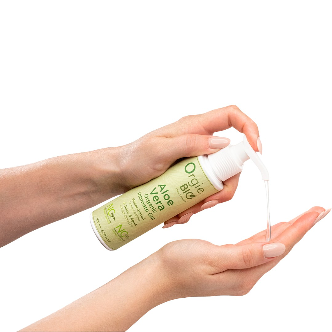 GEL LUBRIFICANTE À BASE DE ÁGUA BIO ALOE VERA 100ML ORGIE 4