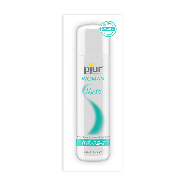 LUBRIFICANTE À BASE DE ÁGUA PJUR WOMAN NUDE  2ML 1