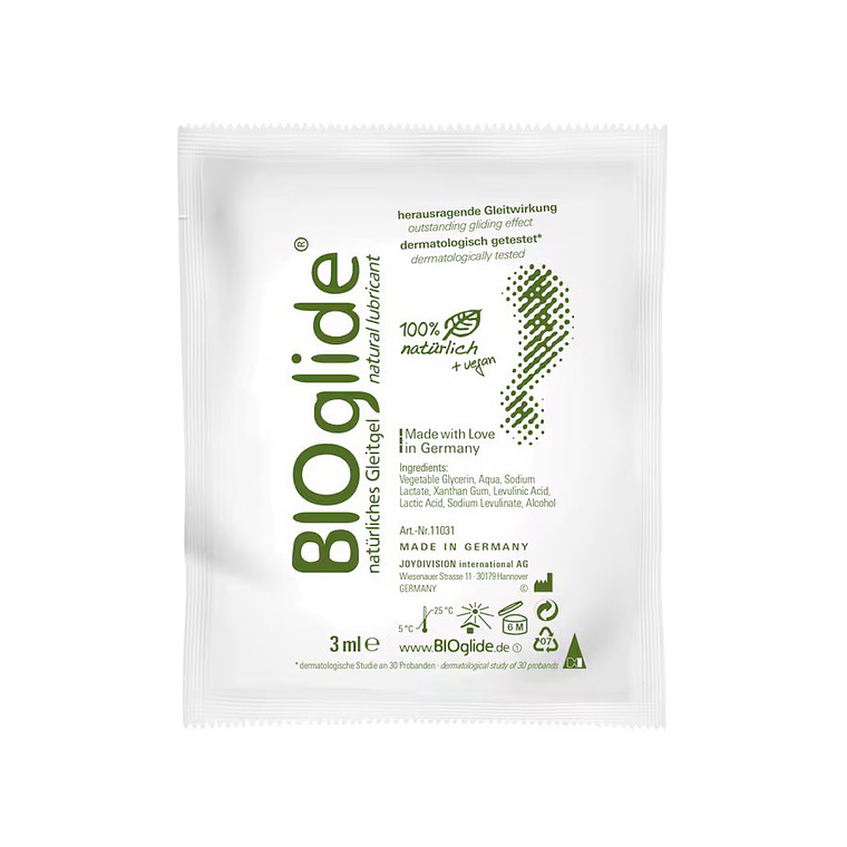 SAQUETA LUBRIFICANTE BIOGLIDE 3 ML 1