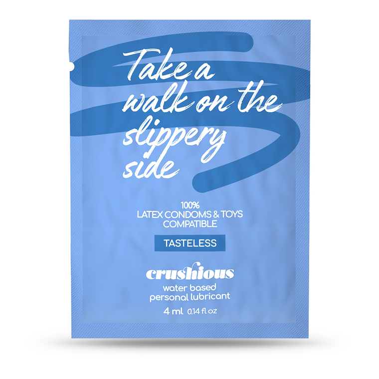SAQUETA DE LUBRIFICANTE À BASE DE ÁGUA 4 ML CRUSHIOUS 5