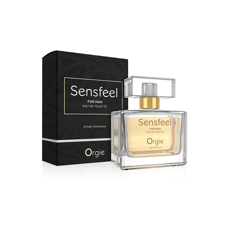 PERFUME COM FEROMONAS SENSFEEL FOR MAN 50ML ORGIE 3