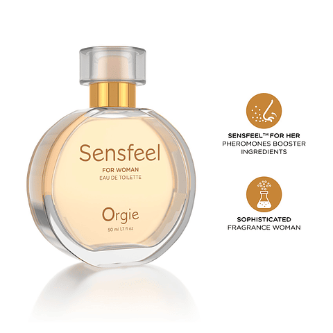 PERFUME COM FEROMONAS SENSFEEL FOR WOMAN 50ML ORGIE