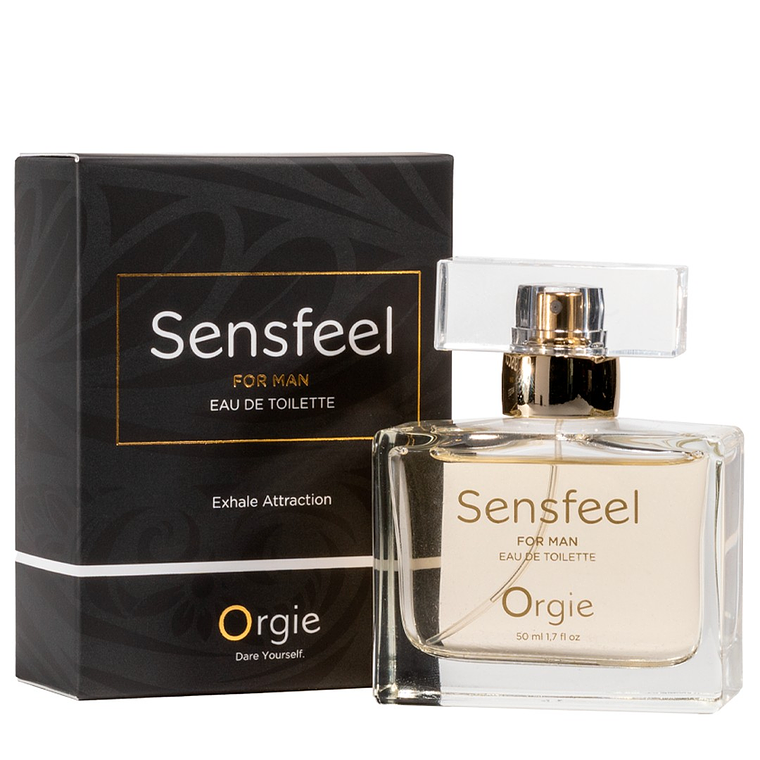 PERFUME COM FEROMONAS SENSFEEL FOR MAN 50ML ORGIE 5