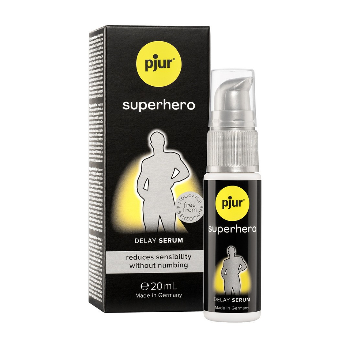 SERÚM RETARDANTE SUPERHERO 0.7 FL OZ / 20 ML PJUR 1