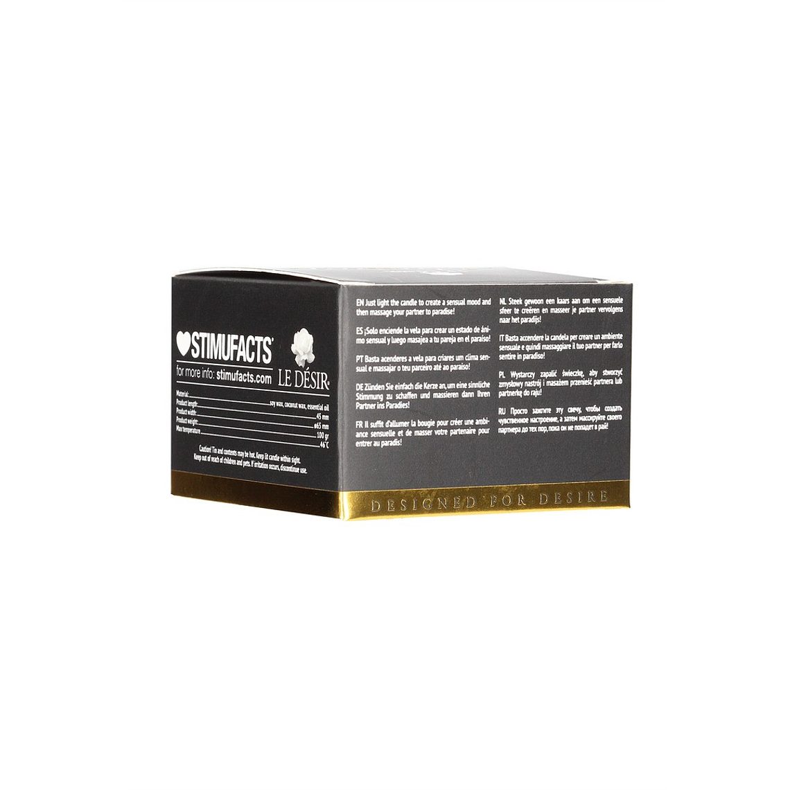 VELA DE MASSAGEM COM AROMA A ROSAS EROTIC 100 GR LE DÉSIR 3