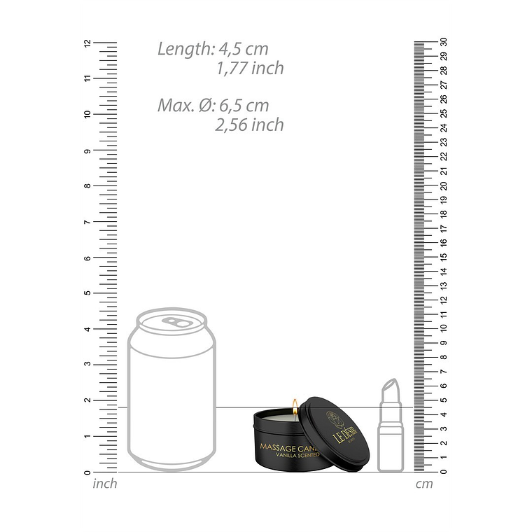 VELA DE MASSAGEM COM AROMA A BAUNILHA EROTIC 100 GR LE DÉSIR 5