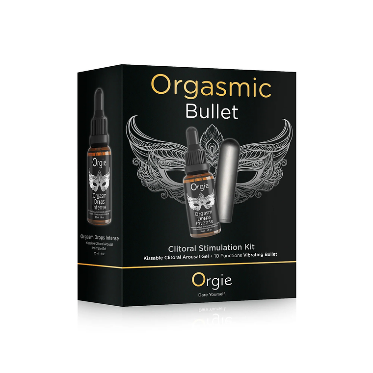 KIT DE ESTIMULAÇÃO CLITORIANA ORGASMIC BULLET ORGIE 30ML 1