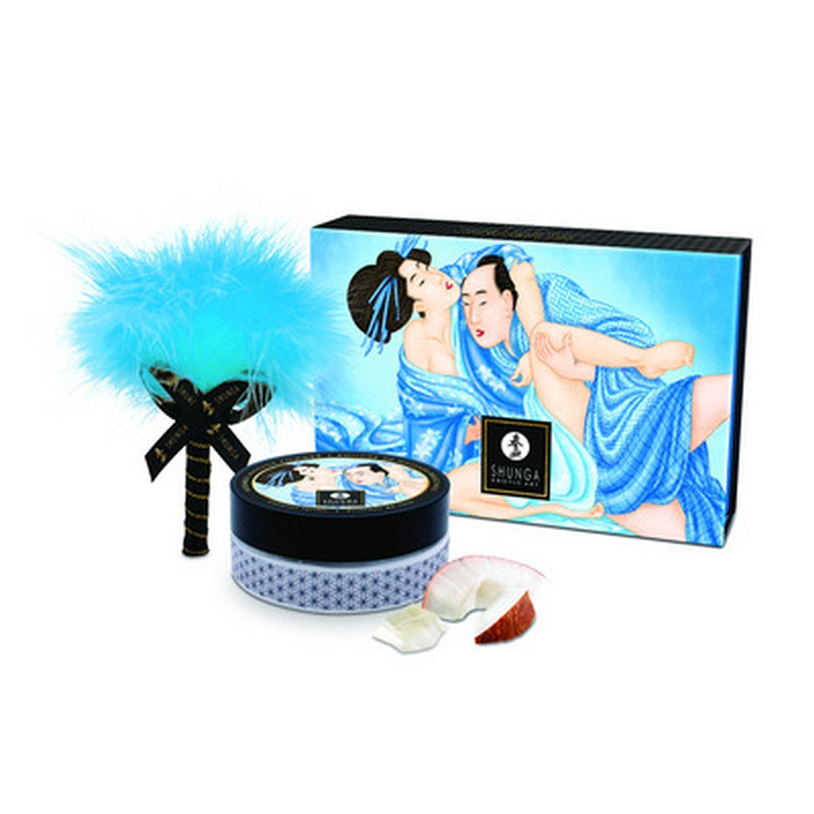 PÓ CORPORAL BEIJÁVEL - EMOÇÕES DE COCO - 2.65 OZ / 75 GR - SHUNGA 1