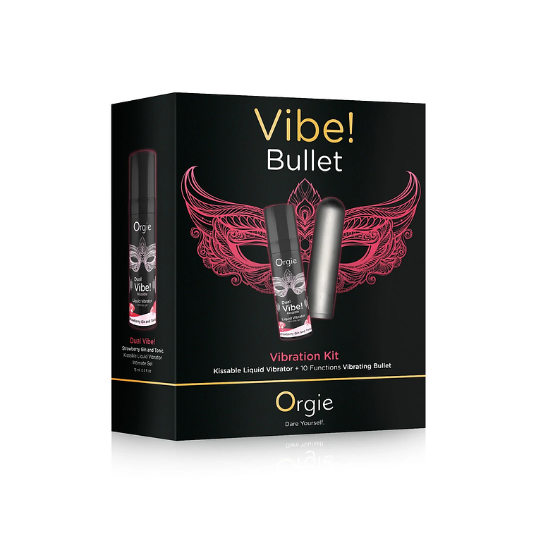 KIT VIBRATÓRIO VIBE! BULLET ORGIE 15ML 1
