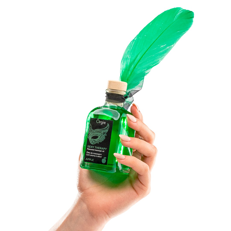 KIT DE MASSAGEM LIPS SEXY THERAPY DE MAÇÃ 100ML ORGIE 4