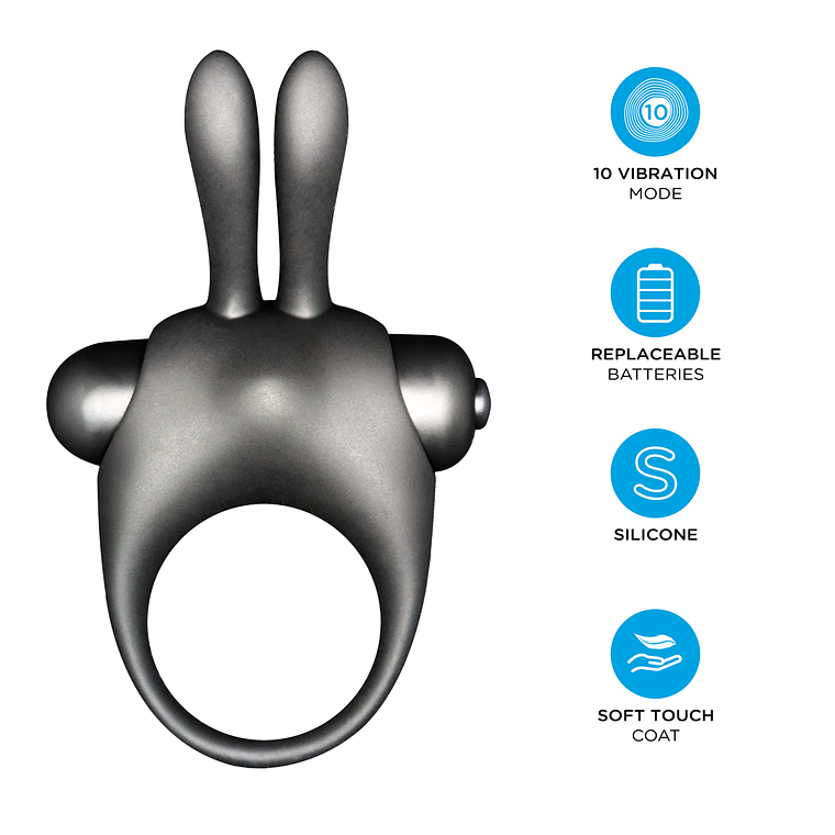 KIT VIBRATÓRIO VIBE! BUNNY ORGIE 15ML 3