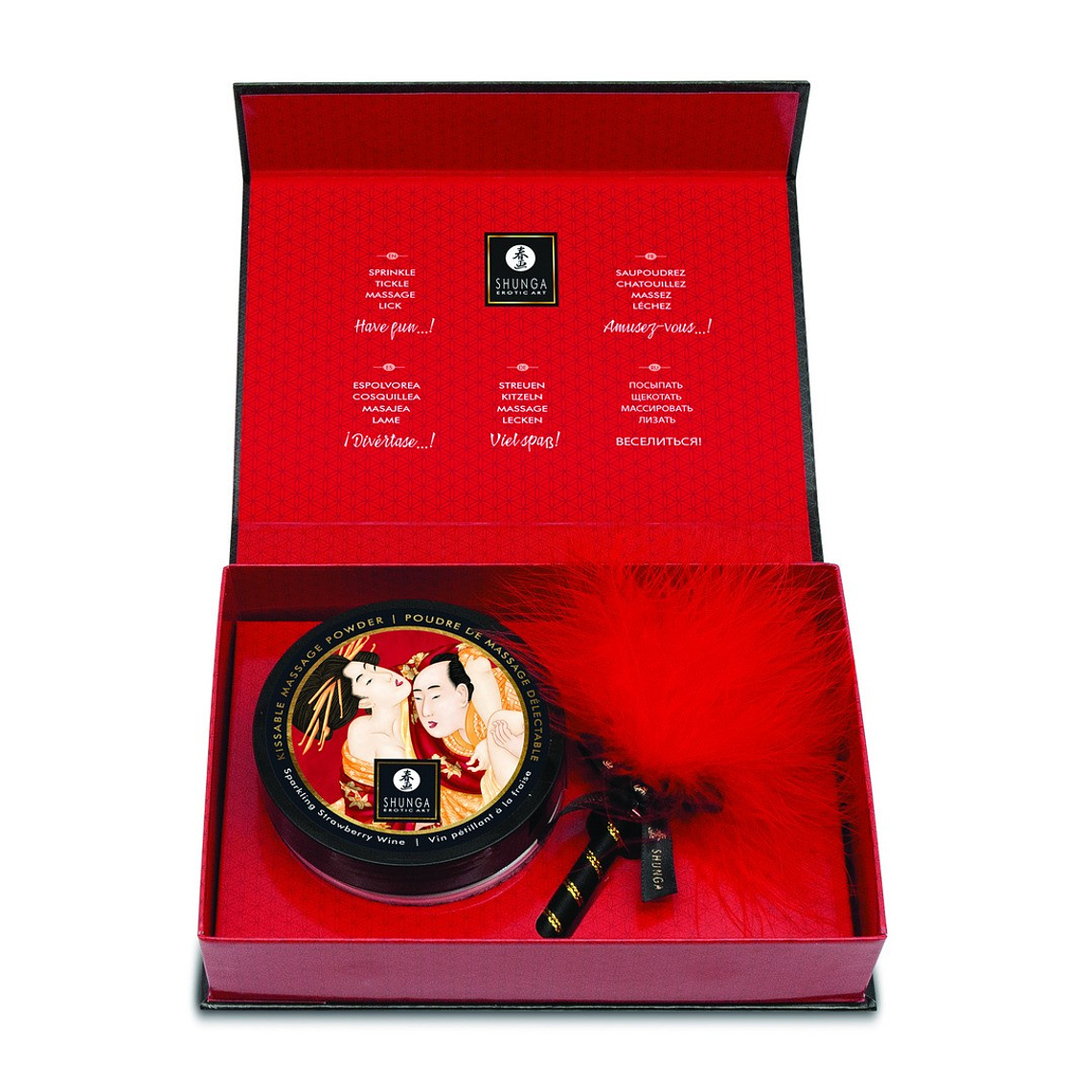 PÓ CORPORAL KISSABLE - MORANGO CHAMPANHE- 2.65 OZ / 75 GR - SHUNGA 5