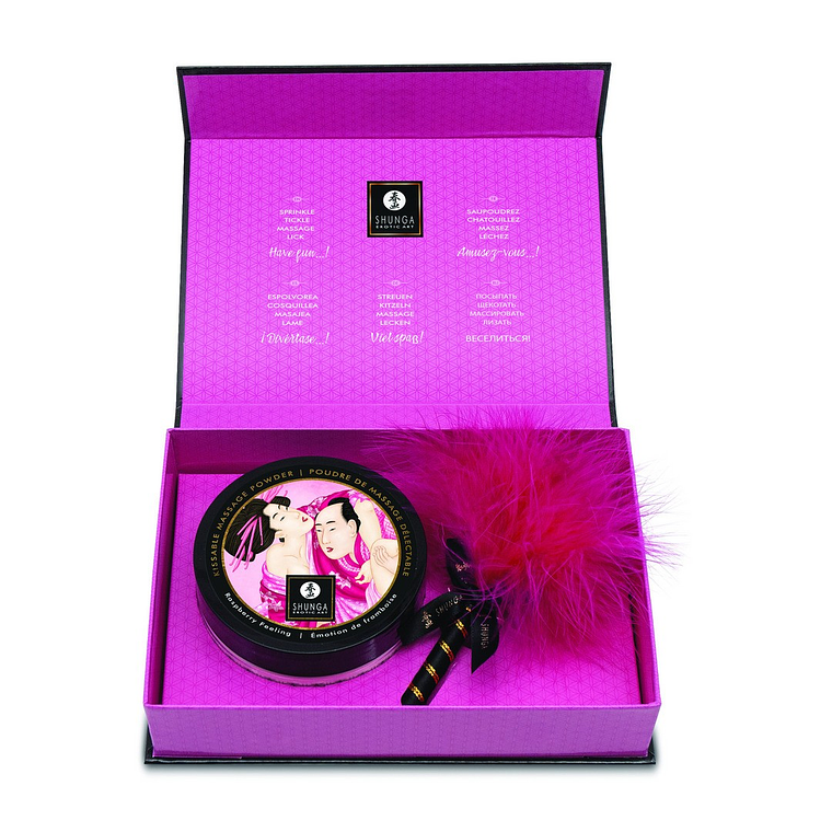 PÓ CORPORAL BEIJÁVEL - SENSAÇÃO DE FRAMBOESA - 2.65 OZ / 75 GR - SHUNGA 5