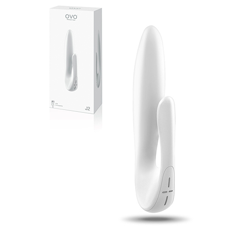 VIBRADOR RECARREGÁVEL J2 OVO BRANCO 1