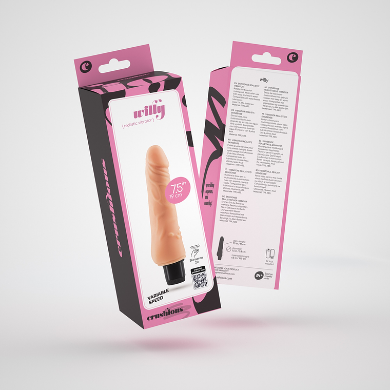 VIBRADOR REALÍSTICO WILLY CRUSHIOUS 9
