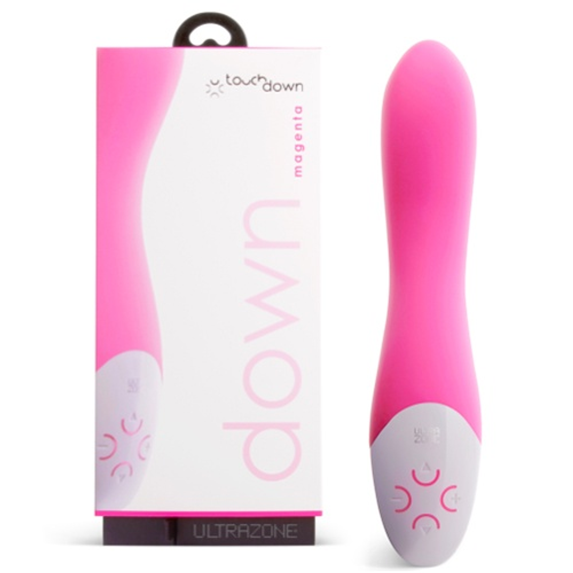 VIBRADOR RECARREGÁVEL TOUCH DOWN MAGENTA 2