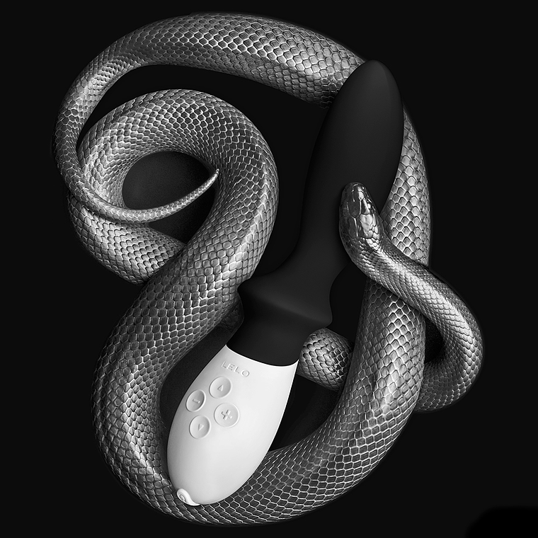 VIBRADOR RECARREGÁVEL LOKI LELO PRETO 3