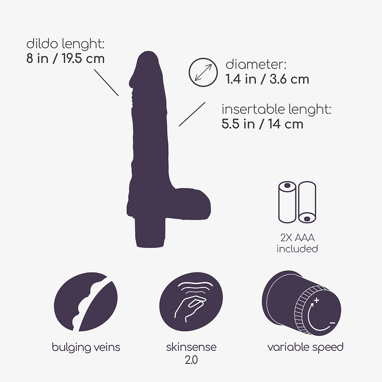 VIBRADOR REALÍSTICO TORMENTOR CRUSHIOUS 8