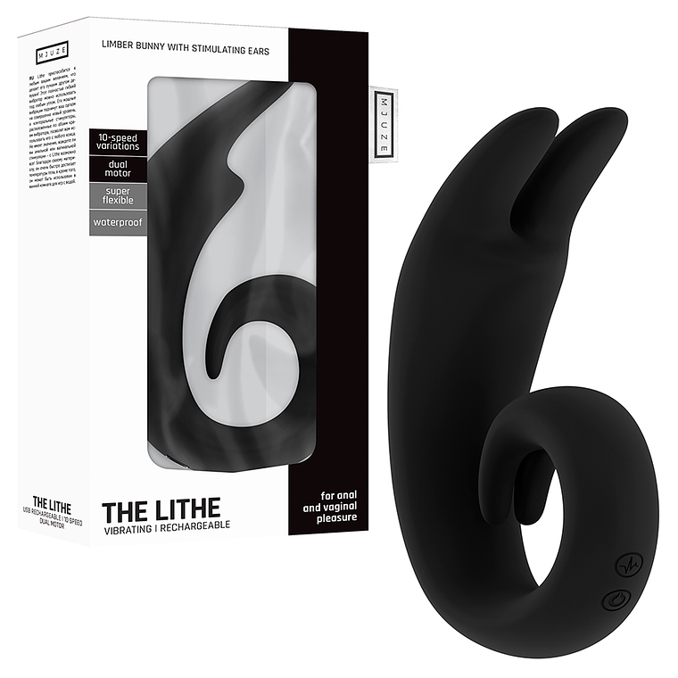 VIBRADOR RECARREGÁVEL THE LITHE PRETO 2