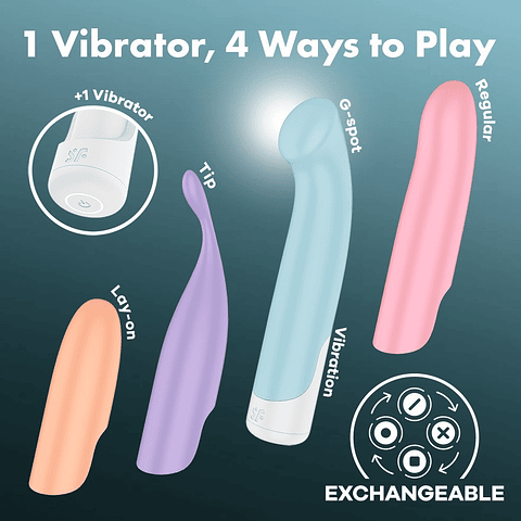 CONJUNTO DE VIBRADORES PLAYFUL FOUR SATISFYER