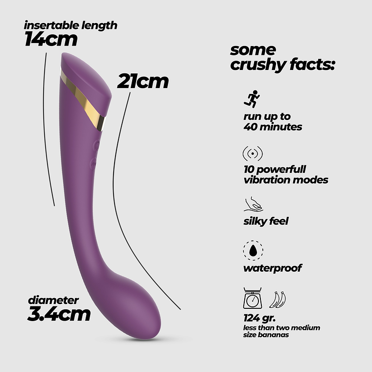 ESTIMULADOR DE PONTO G MIDAS CRUSHIOUS 8