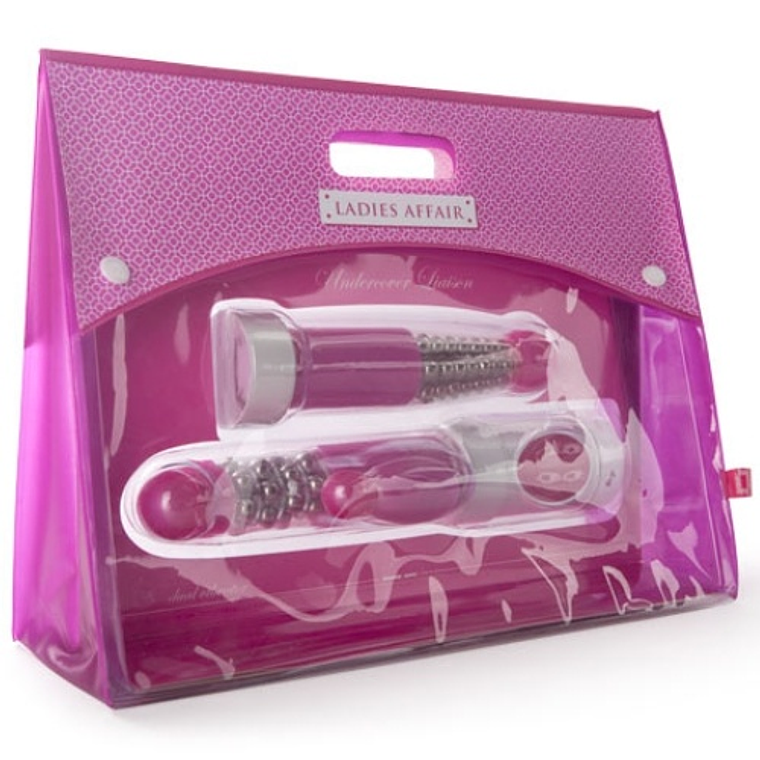 KIT VIBRADOR DUPLO LADIES AFFAIR UNDERCOVER LIASON 5