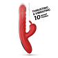 LAPIN VIBRADOR RECARREGÁVEL RABBIT COM IMPULSO VERMELHO CRUSHIOUS - Miniatura 7