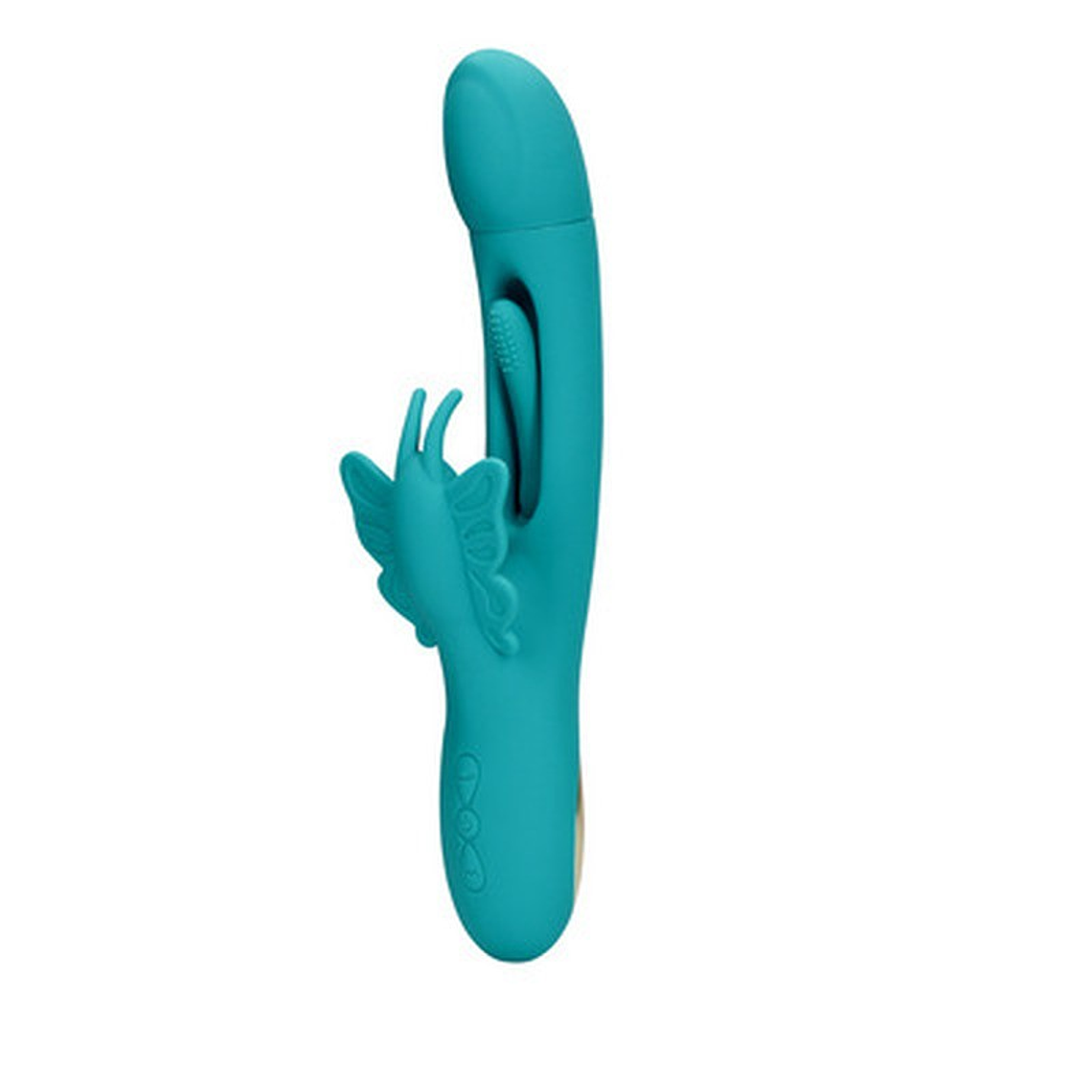 VIBRADOR BUTTERFLY FLAPPING G-SPOT PEACOCK BLUE LOVELINE 1
