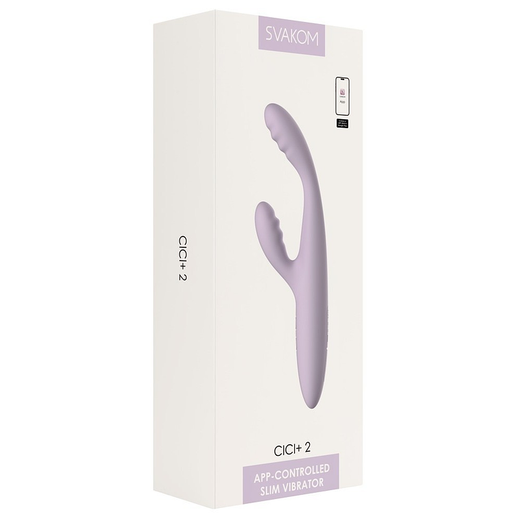 VIBRADOR CICI+ 2 LILÁS SVAKOM 2