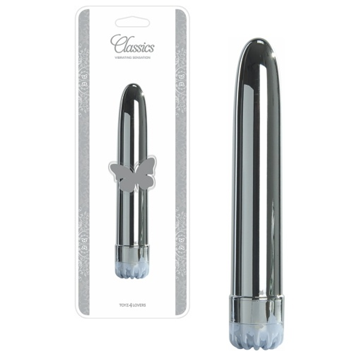 VIBRADOR CLASSICS PRATEADO GRANDE 2