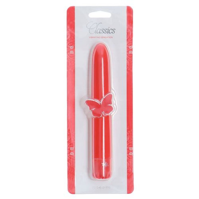 VIBRADOR CLASSICS VERMELHO MÉDIO 3