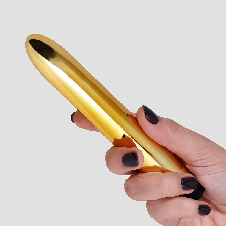 VIBRADOR CLASSIC VIBE CRUSHIOUS DOURADO 6