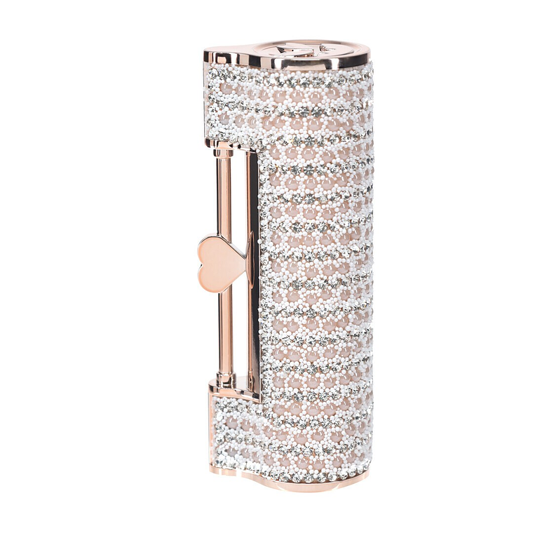 VIBRADOR COM 4 ACESSÓRIOS ANGEL LIPSTICK ROSA LOVELINE 5