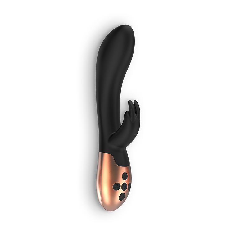 VIBRADOR COM AQUECIMENTO RECARREGÁVEL OPULENT ELEGANCE PRETO 1