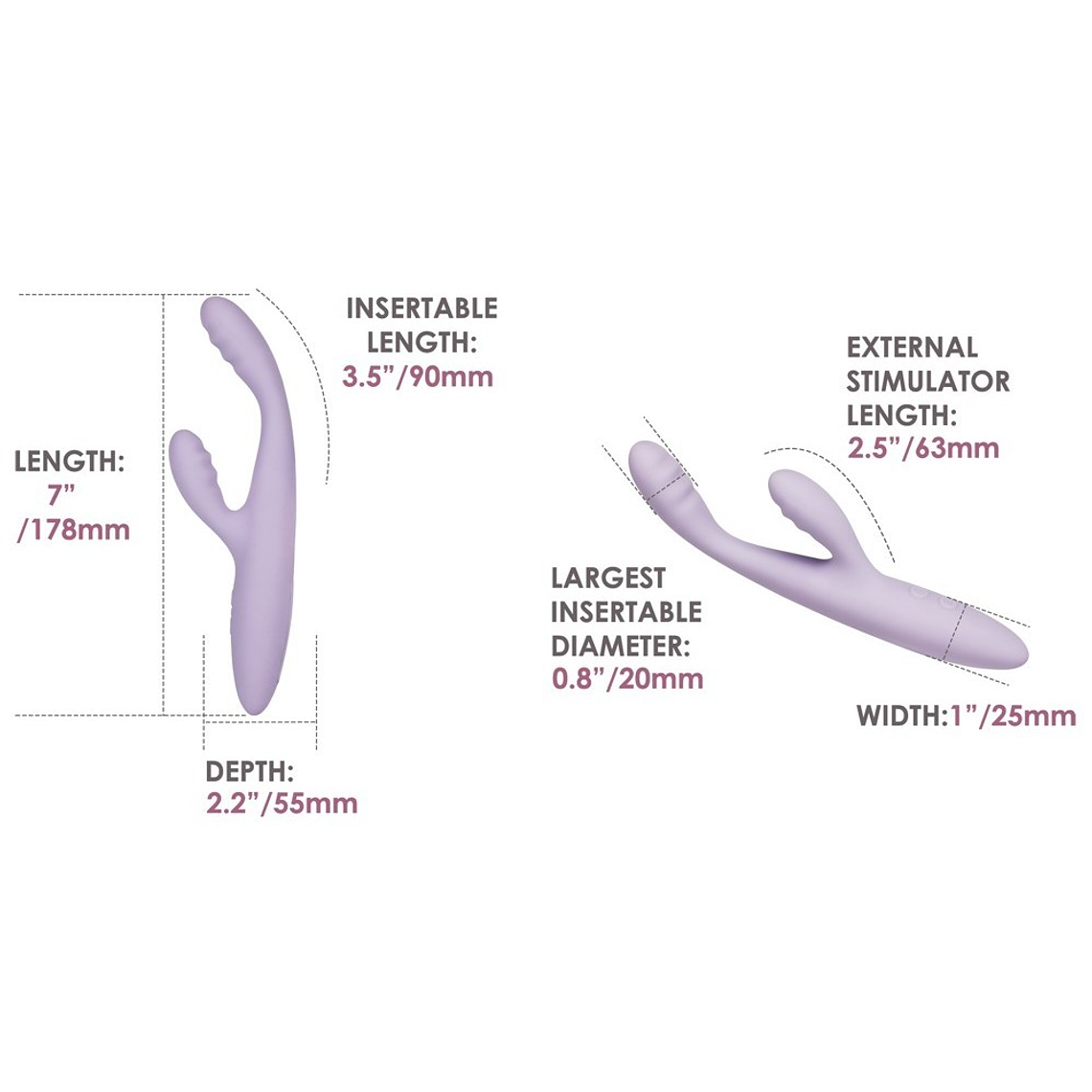 VIBRADOR CICI+ 2 LILÁS SVAKOM 8