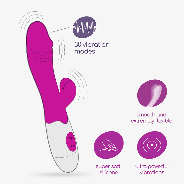 VIBRADOR COM ESTIMULADOR DE CLITÓRIS LOLLIPOP E LUBRIFICANTE À BASE DE ÁGUA INCLUÍDO CRUSHIOUS 6