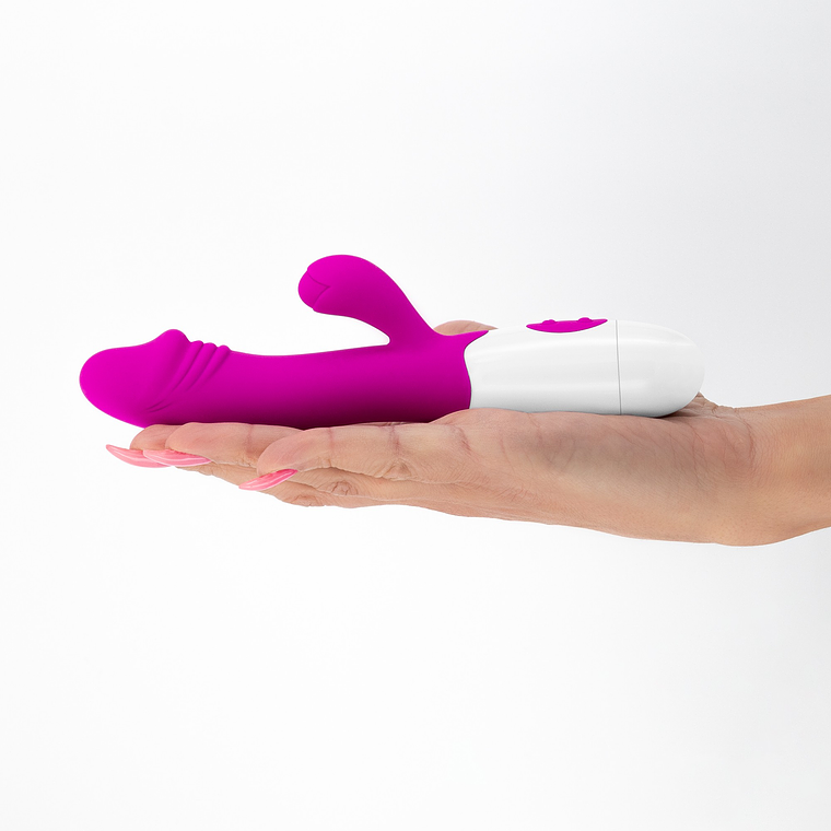 VIBRADOR COM ESTIMULADOR DE CLITÓRIS LOLLIPOP E LUBRIFICANTE À BASE DE ÁGUA INCLUÍDO CRUSHIOUS 10